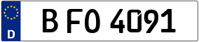 Truck License Plate